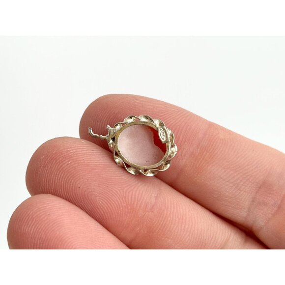 Genuine Cameo Shell Hand Carved Sterling Silver 925 Vintage Pendant | Charm - Picture 4 of 9